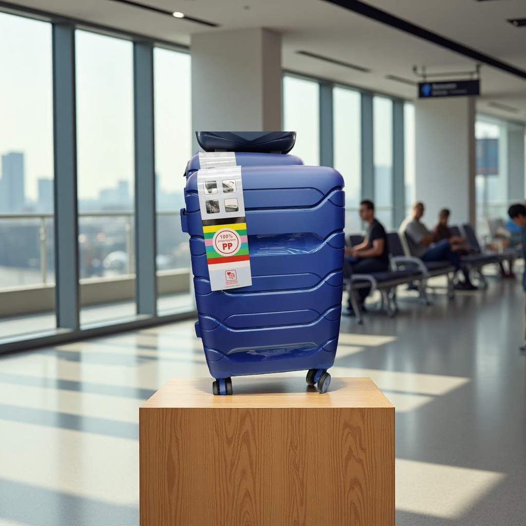 Electric suitcase, lightweight luggage, large-capacity 20-inch lockable suitcase with pull handle Specification image