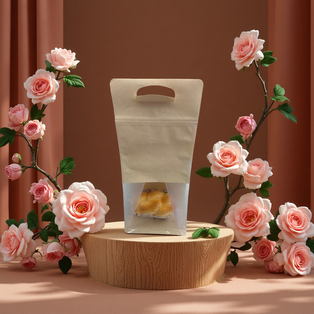 Hand-held toast bag, fresh-keeping bread bag, household food storage bag