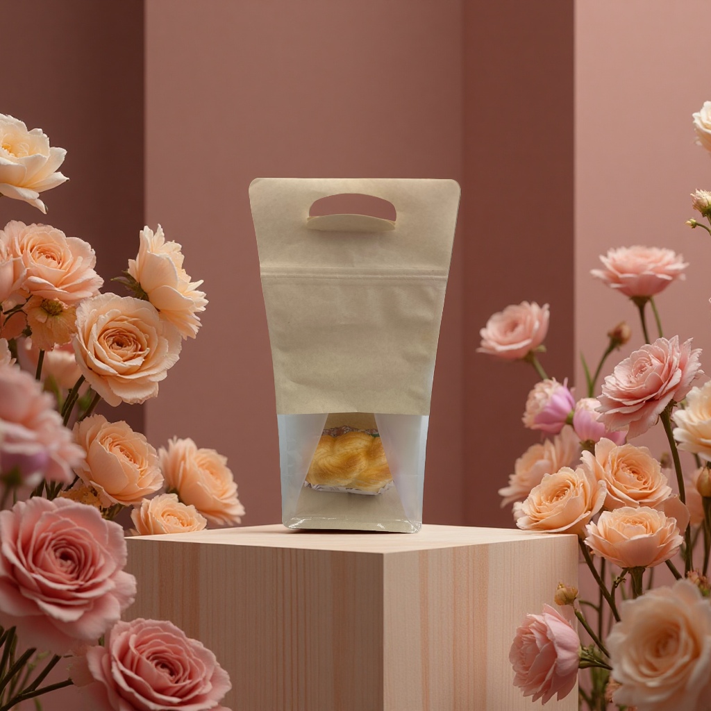 Hand-held toast bag, fresh-keeping bread bag, household food storage bag details Picture