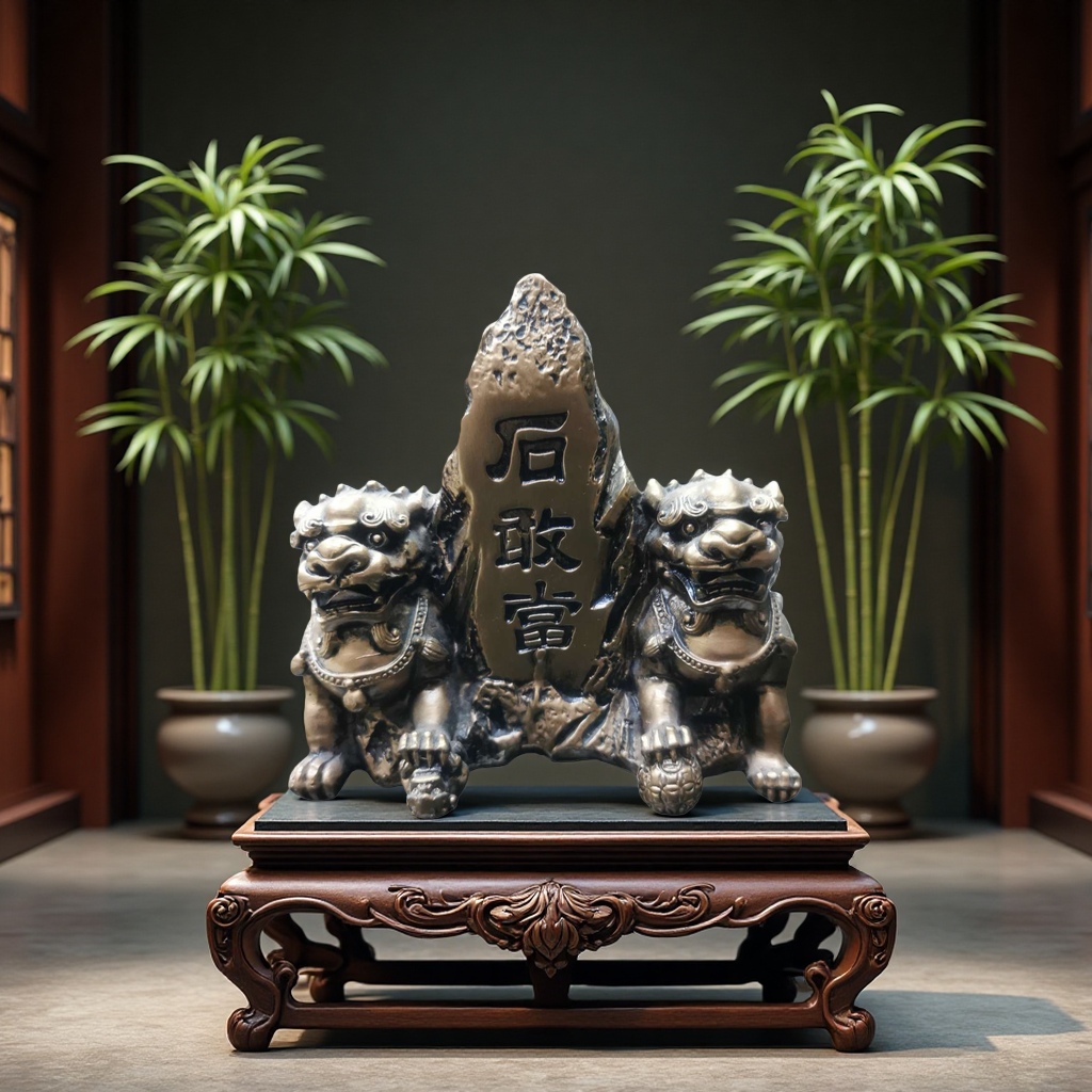 树脂摆件，石敢当，风水摆件