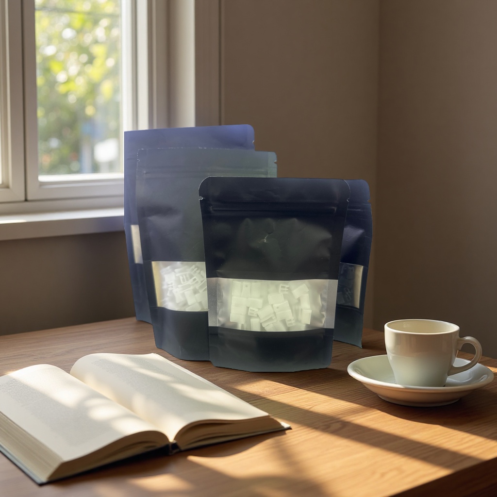 Kraft paper self-sealing bags, large-capacity zipper bags, reusable and environmentally friendly packaging bags Application Scenario