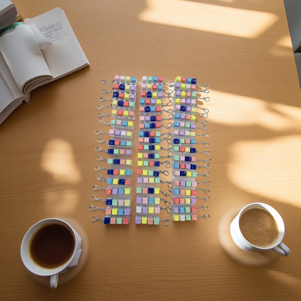 Wholesale of Rubik's Cube key pendants, toys, keychains, accessories and toys Application Scenario