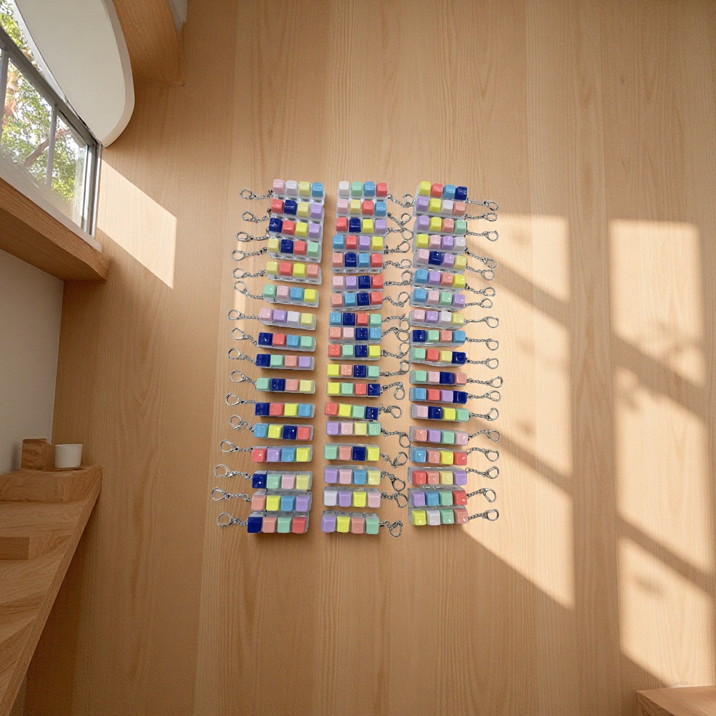 Wholesale of Rubik's Cube key pendants, toys, keychains, accessories and toys details Picture