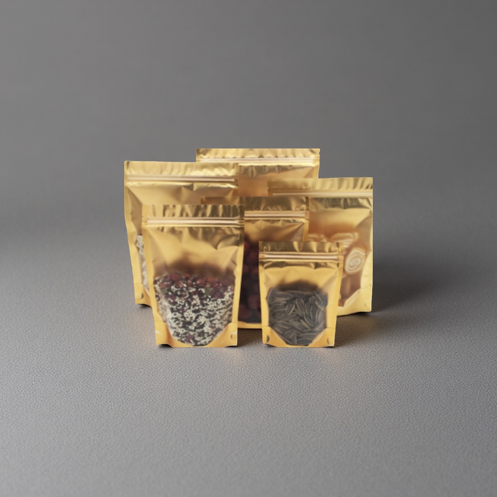 Stand-up bag food packaging bags, large-capacity reusable sealed bags, fresh-keeping bags details Picture