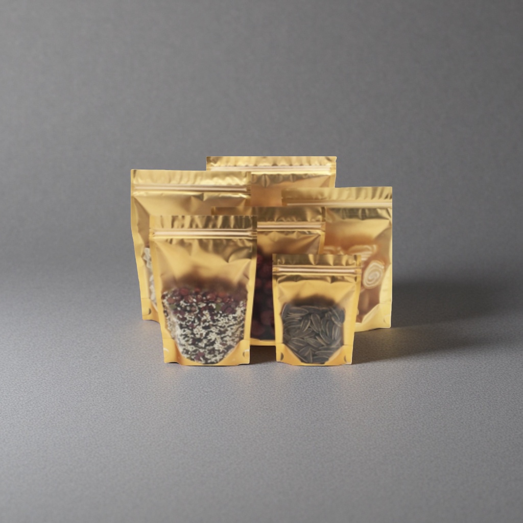 Stand-up bag food packaging bags, large-capacity reusable sealed bags, fresh-keeping bags Specification image