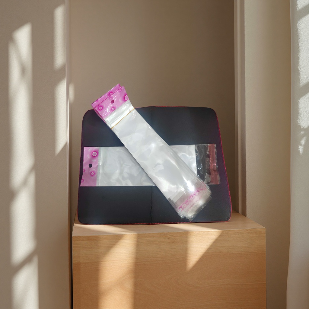 OPP plastic packaging bag printed card head semi-pearlescent film packaging material Specification image