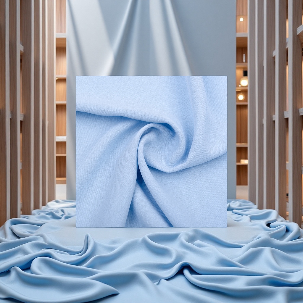 Ice silk crepe chiffon fabric, cool headscarf, large robe, dress set, dress fabric Item Picture