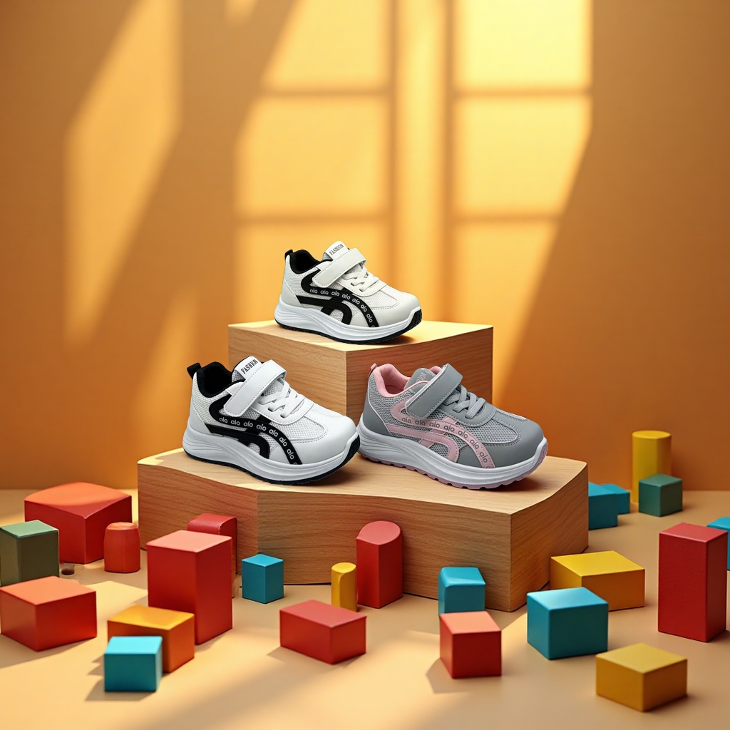 Baby children's sports shoes for spring and autumn Casual soft soles 014 Application Scenario