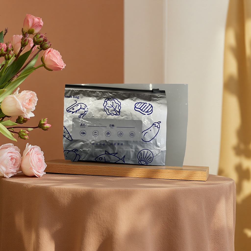 Food packaging bags, aluminum foil bags, preservation bags, large capacity, sealed, moisture-proof and durable details Picture
