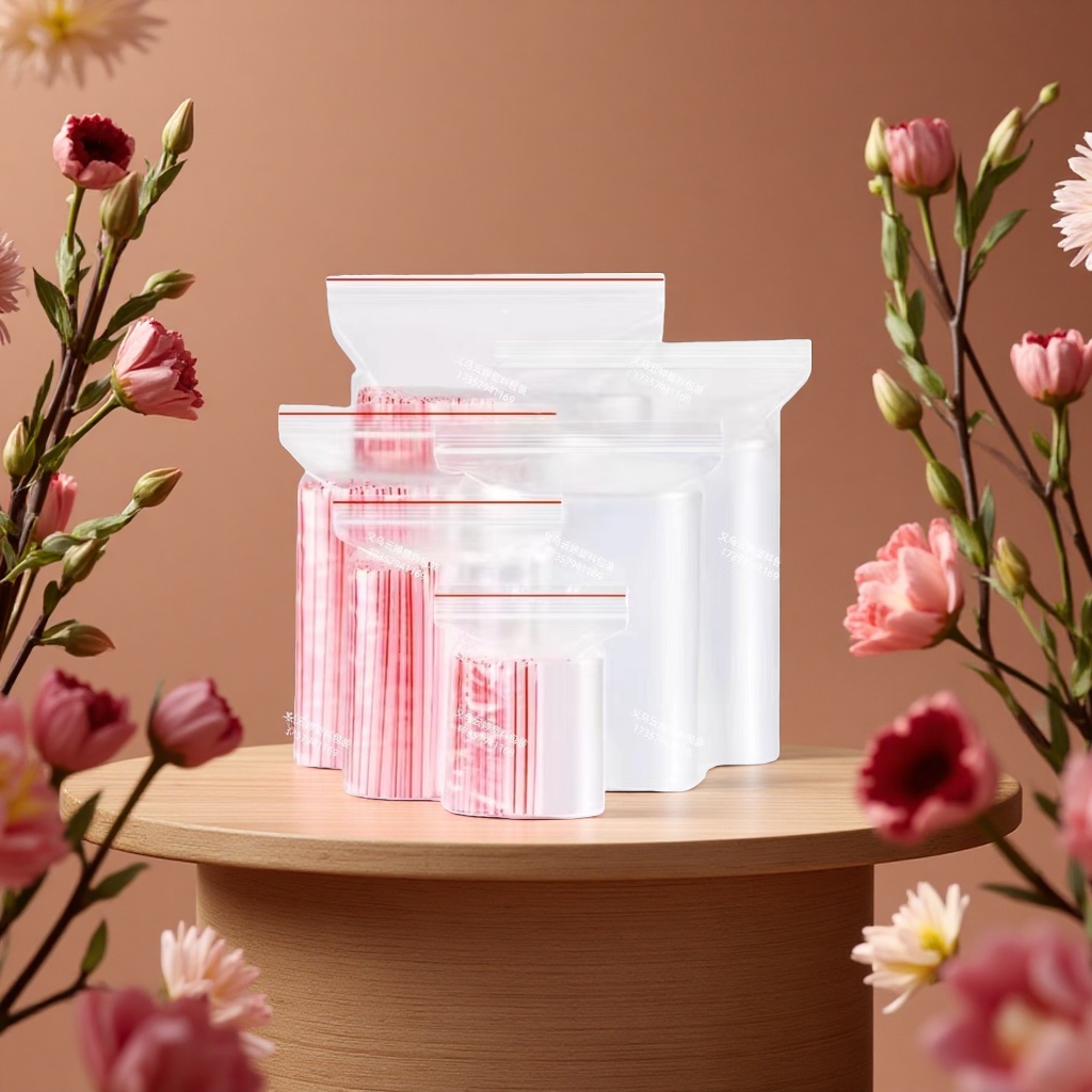 Self-sealing bag, food-grade sealed preservation bag, large, thickened, leak-proof, household size details Picture