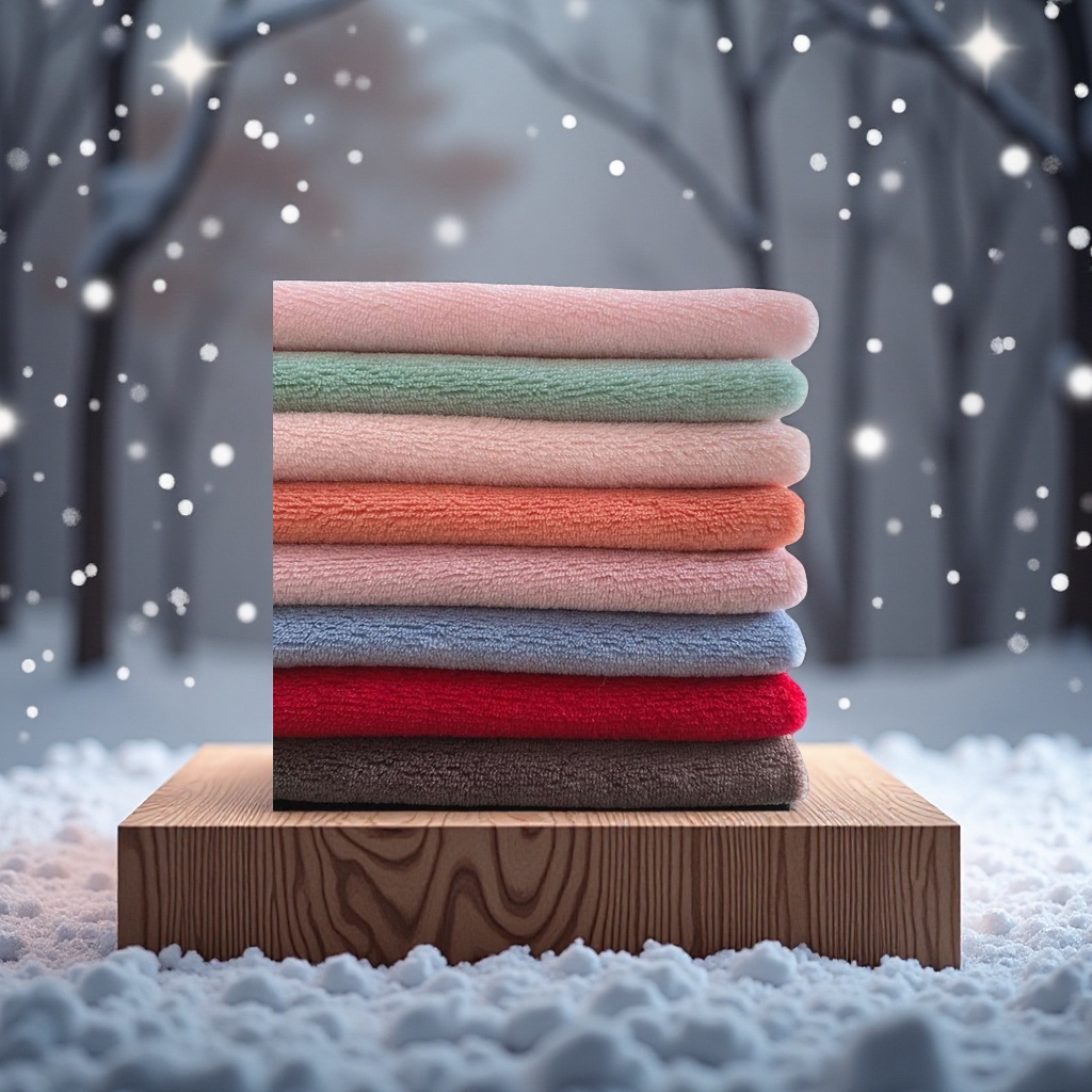 Customized all-polyester double-sided coral fleece flannel fabric blankets, home textiles, clothing and plush fabric from the manufacturer Application Scenario