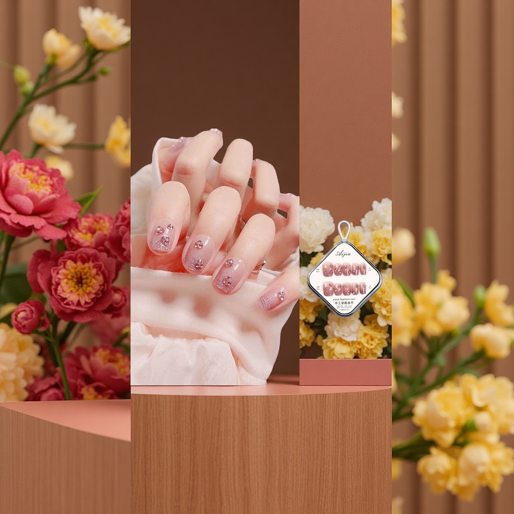 穿戴甲美甲贴片可卸卸甲片美甲工具套装家用美甲材料210546316 Application Scenario