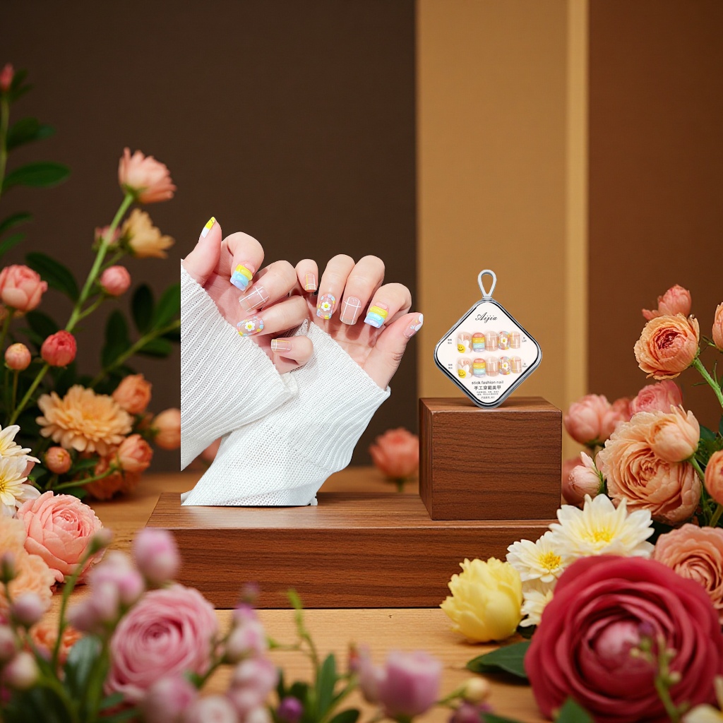 穿戴甲美甲贴片可卸卸甲胶水美甲工具套装家用 Diy 美甲材料 details Picture