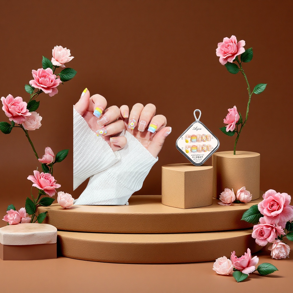 穿戴甲美甲贴片可卸卸甲胶水美甲工具套装家用 Diy 美甲材料