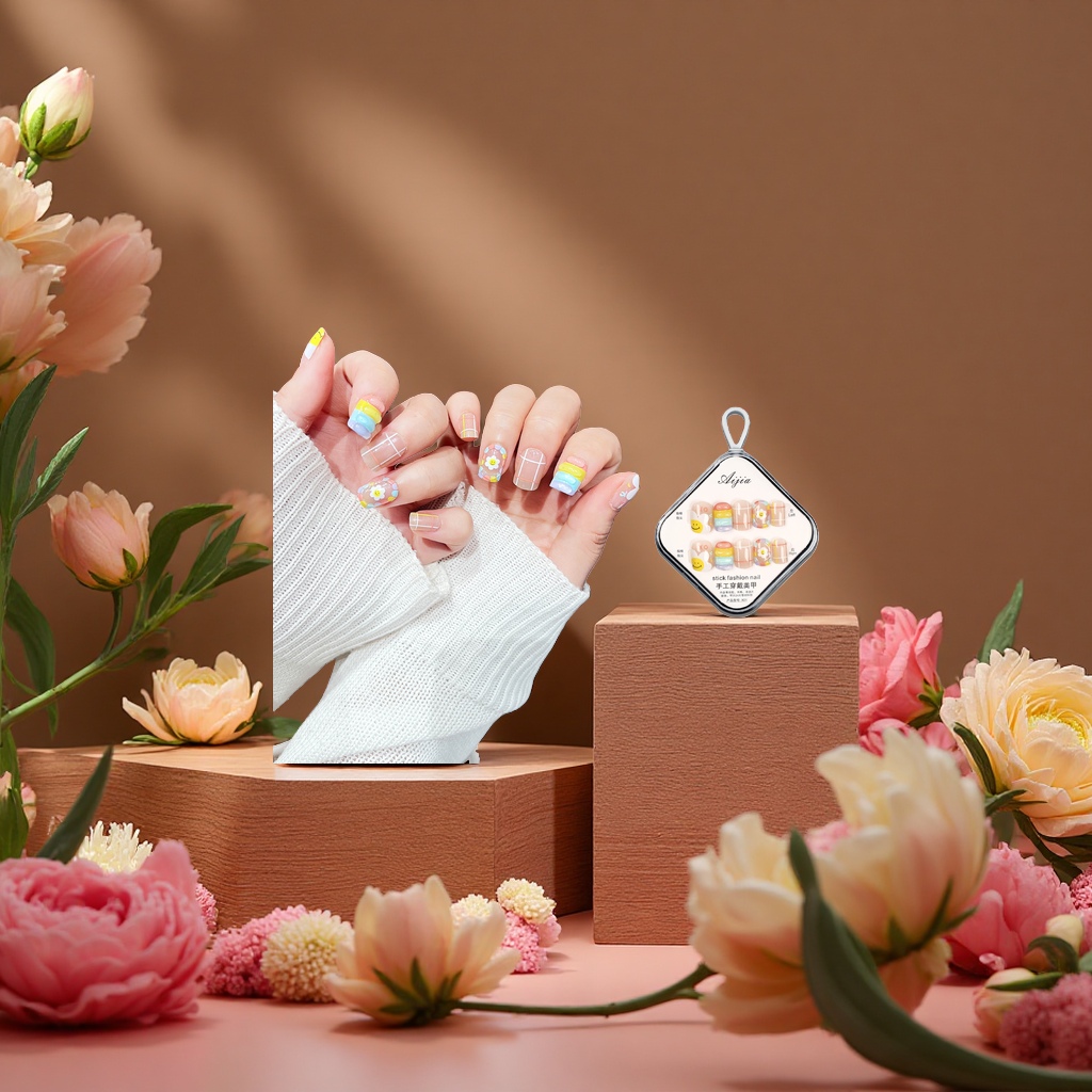 穿戴甲美甲贴片可卸卸甲胶水美甲工具套装家用 Diy 美甲材料 Application Scenario