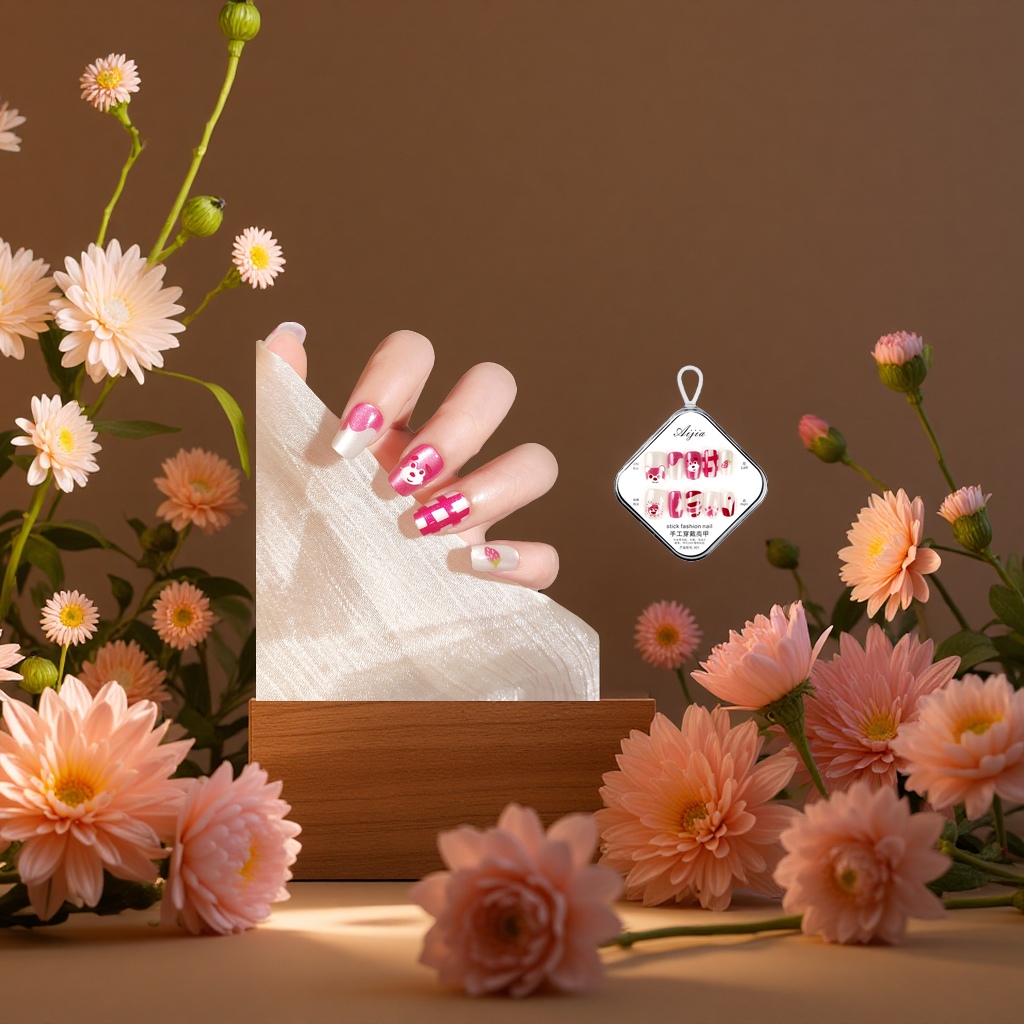 光疗甲胶甲油套装美甲工具 DIY 甲片贴片210853568 details Picture