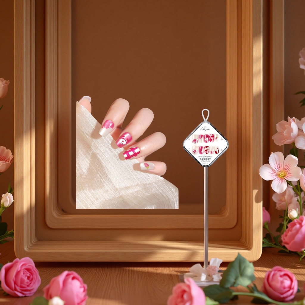 光疗甲胶甲油套装美甲工具 DIY 甲片贴片210853568 Application Scenario