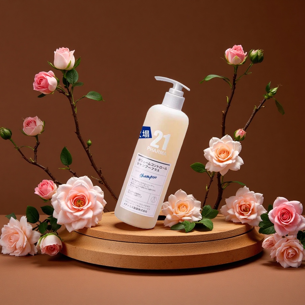 发玛21无硅油控油蓬松洗发水600ml日本进口