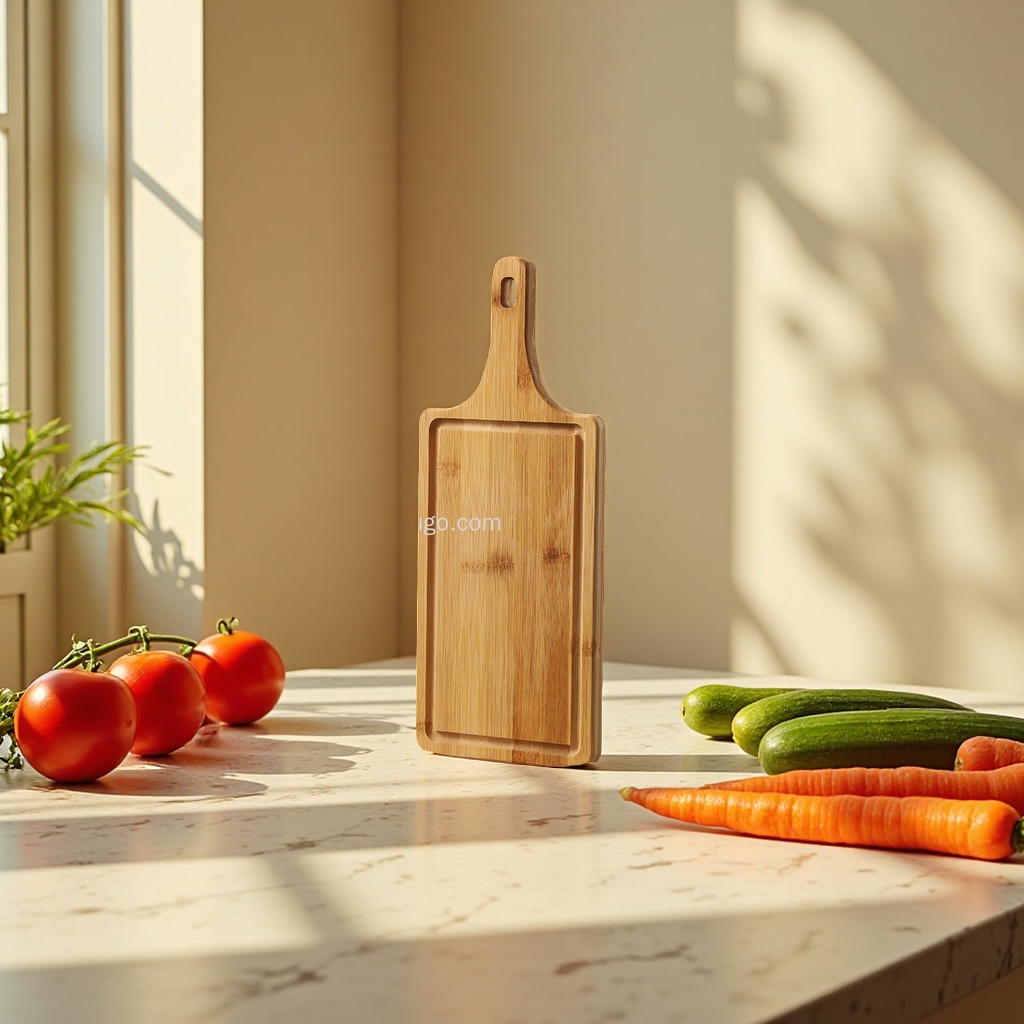 Pure titanium, stainless steel, silicone, solid wood cutting board, multi-material kitchen cutting board, durable and antibacterial details Picture