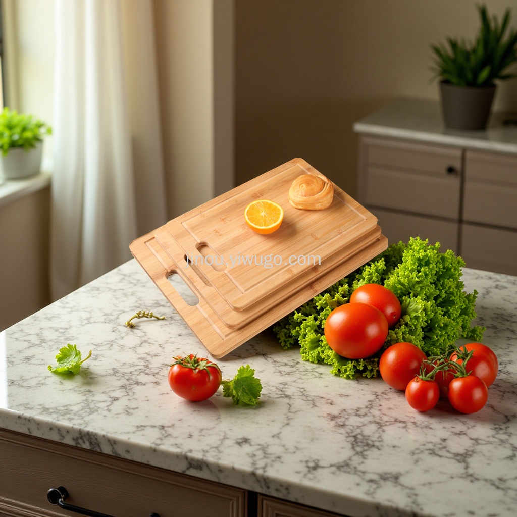 Titanio puro acero inoxidable silicona placa de cocina de madera sólida multi-material seleccionado hogar cocina artefatos Specification image