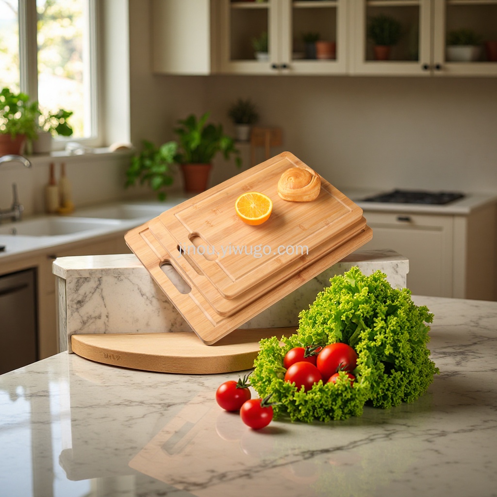 Titanio puro acero inoxidable silicona placa de cocina de madera sólida multi-material seleccionado hogar cocina artefatos details Picture
