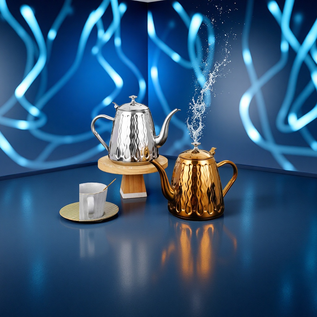 أبريق الماء الكهربائي في الهواء الطلق في حوض نهر ييوو الصلب Specification image