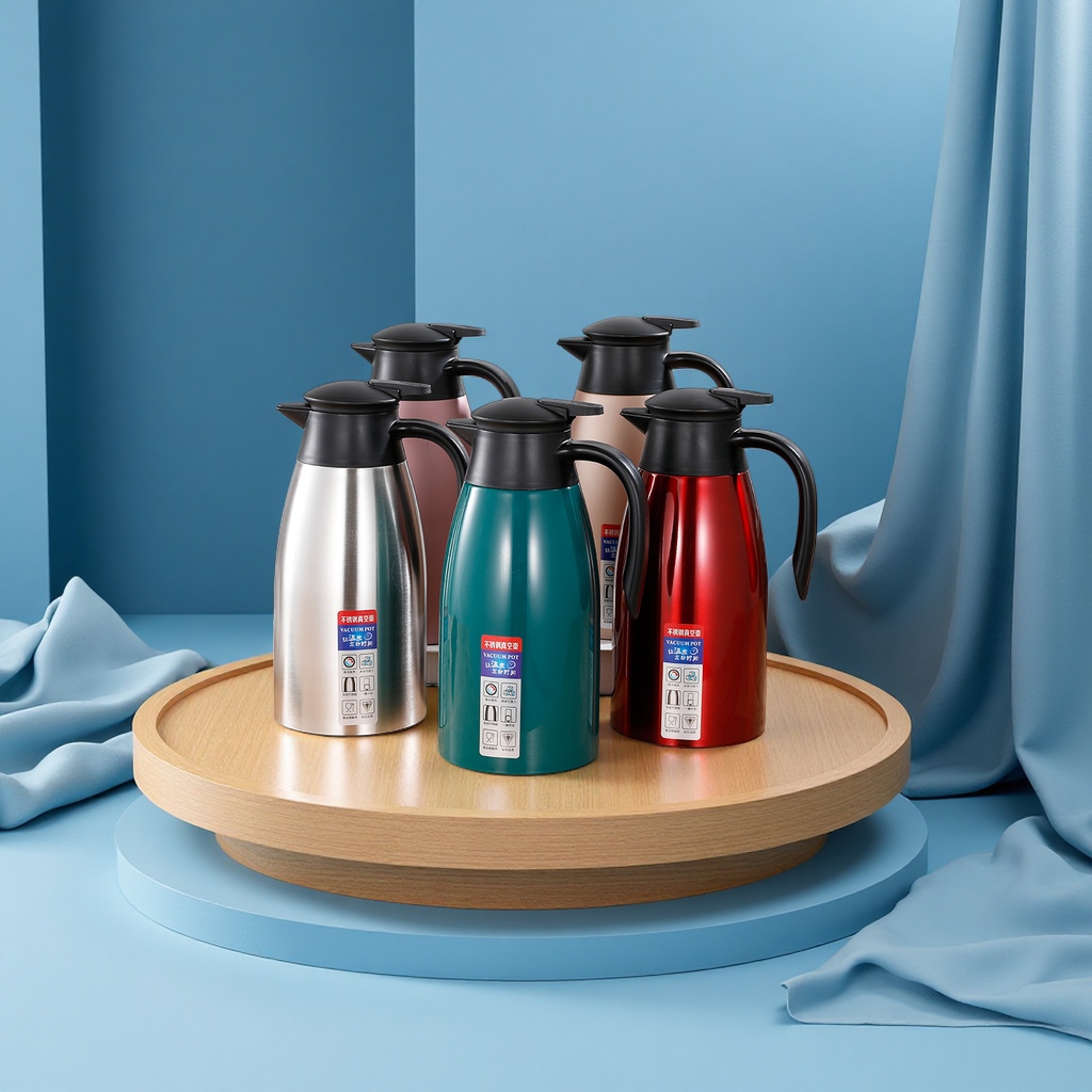 Thermos cups, hot water bottles, insulated kettles, thermos flasks, insulated boxes, large-capacity leak-proof insulated cups details Picture