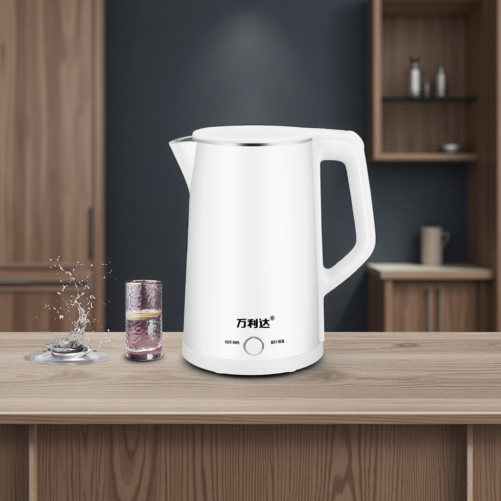 Russian electric kettle for cross-border supply, 1.5L electric kettle for household use, large capacity and quick heating