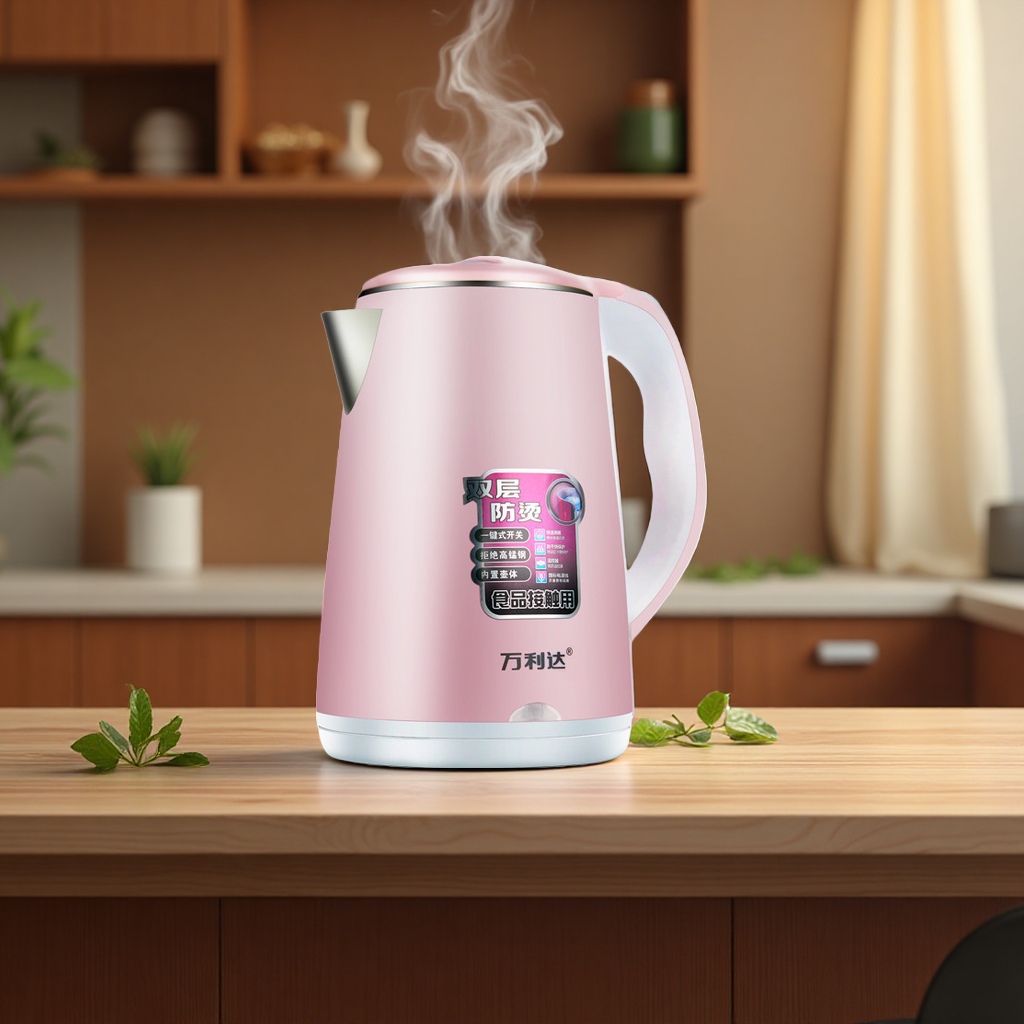 Russian-exclusive 1.5-liter electric kettle for cross-border use, which boils quickly and prevents dry burning Specification image