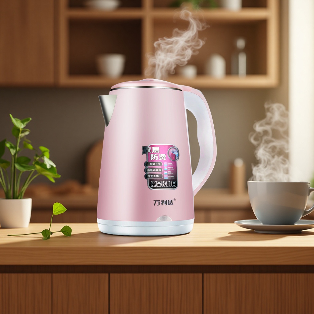 Russian-exclusive 1.5-liter electric kettle for cross-border use, which boils quickly and prevents dry burning details Picture