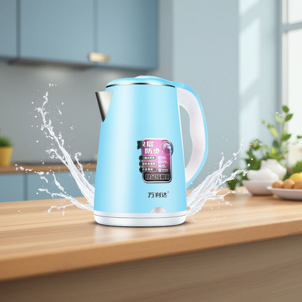 Russian electric kettle for cross-border supply, 1.5L electric kettle for household use, large capacity, quick heating 105719794 Application Scenario