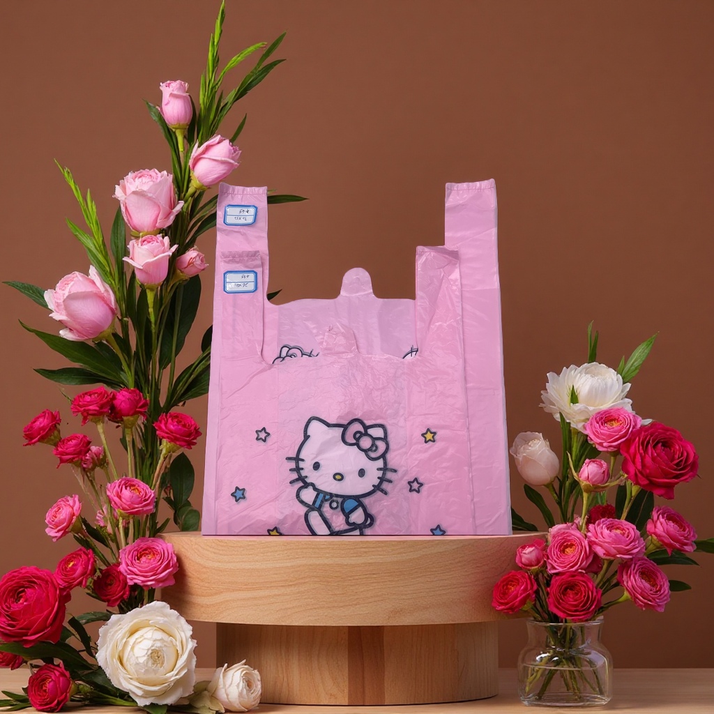 Handbag, large-capacity fabric shopping bag, foldable storage bag, simple style Application Scenario