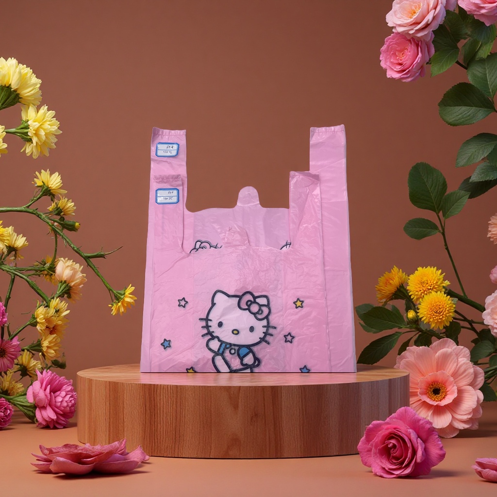 Handbag, large-capacity fabric shopping bag, foldable storage bag, simple style details Picture