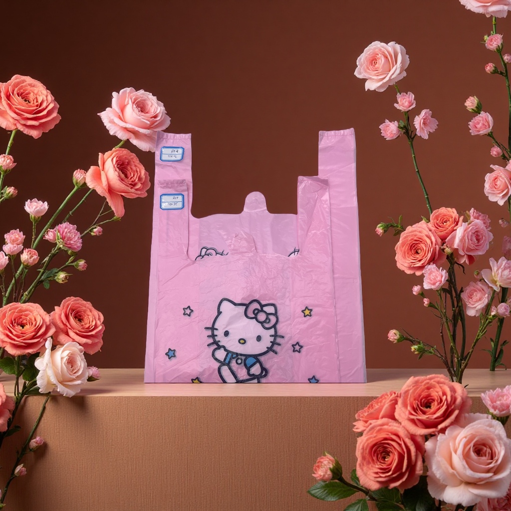Handbag, large-capacity fabric shopping bag, foldable storage bag, simple style Specification image