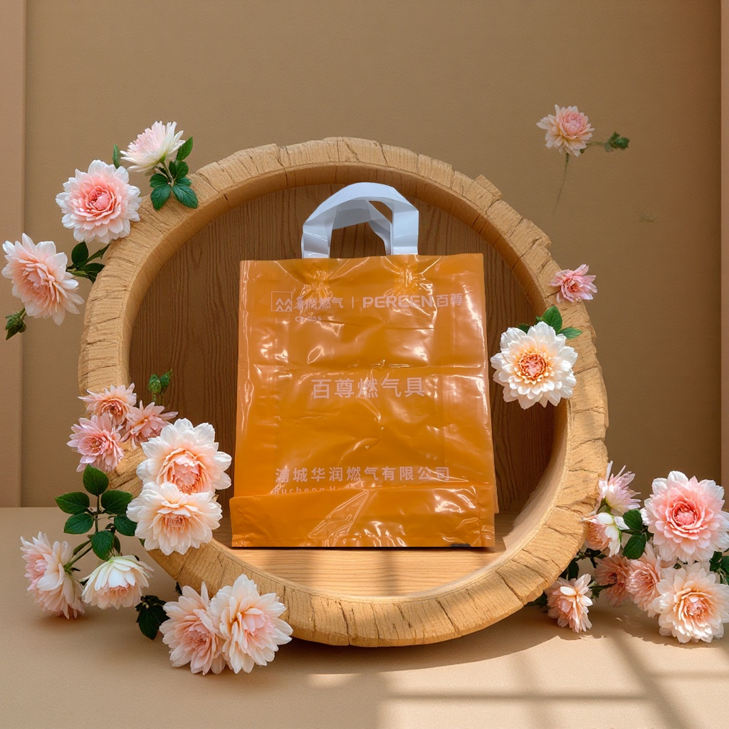 The handbag is simple, fashionable and has a large capacity. It is a reusable shopping bag
