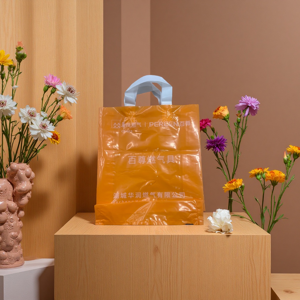 The handbag is simple, fashionable and has a large capacity. It is a reusable shopping bag details Picture