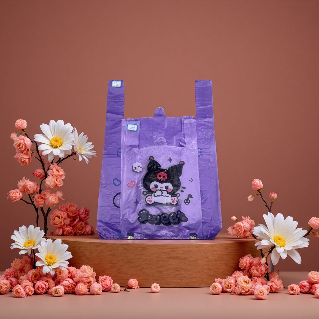 The handbag is simple, fashionable and has a large capacity. It is a reusable shopping bag. 110256454 Specification image