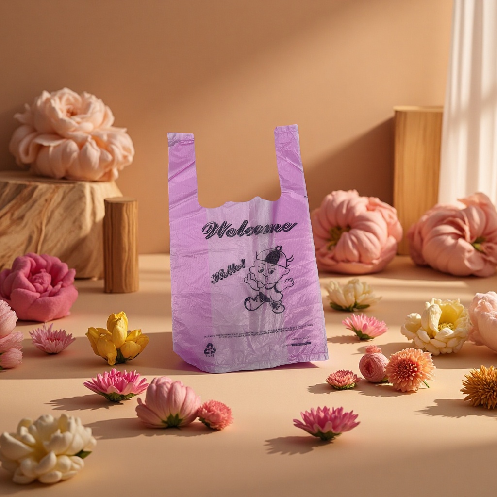 Vest bag, large-capacity thickened plastic bag, household shopping bag, daily storage bag 110339069 Application Scenario