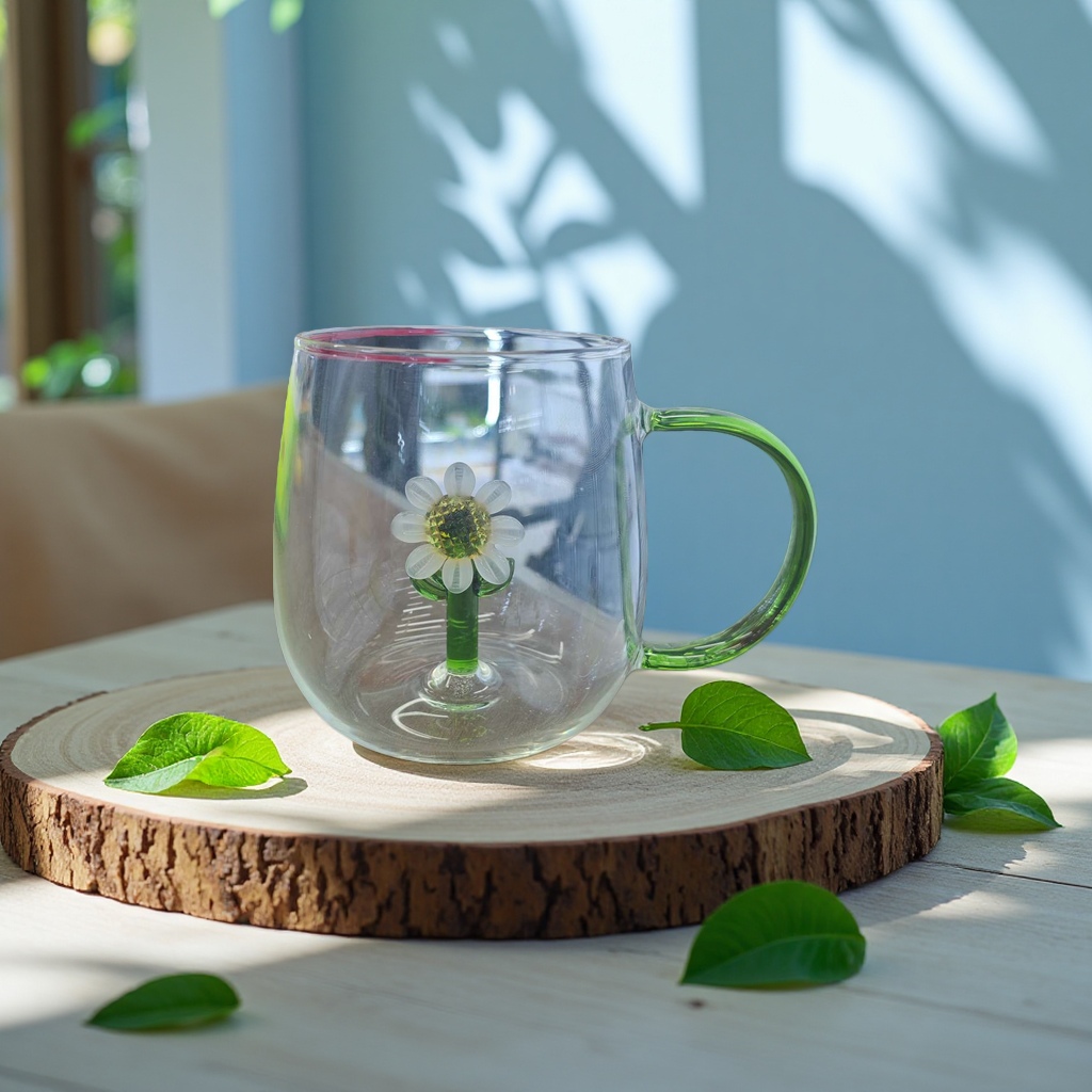 A 180ml glass cup thermos flask is portable and durable