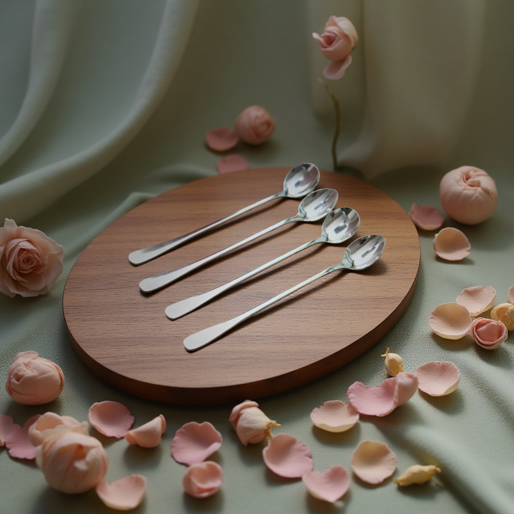 Metal medicine spoon, coffee bean measuring spoon, metal small spoon, household condiment measuring spoon, precise measuring tool Application Scenario