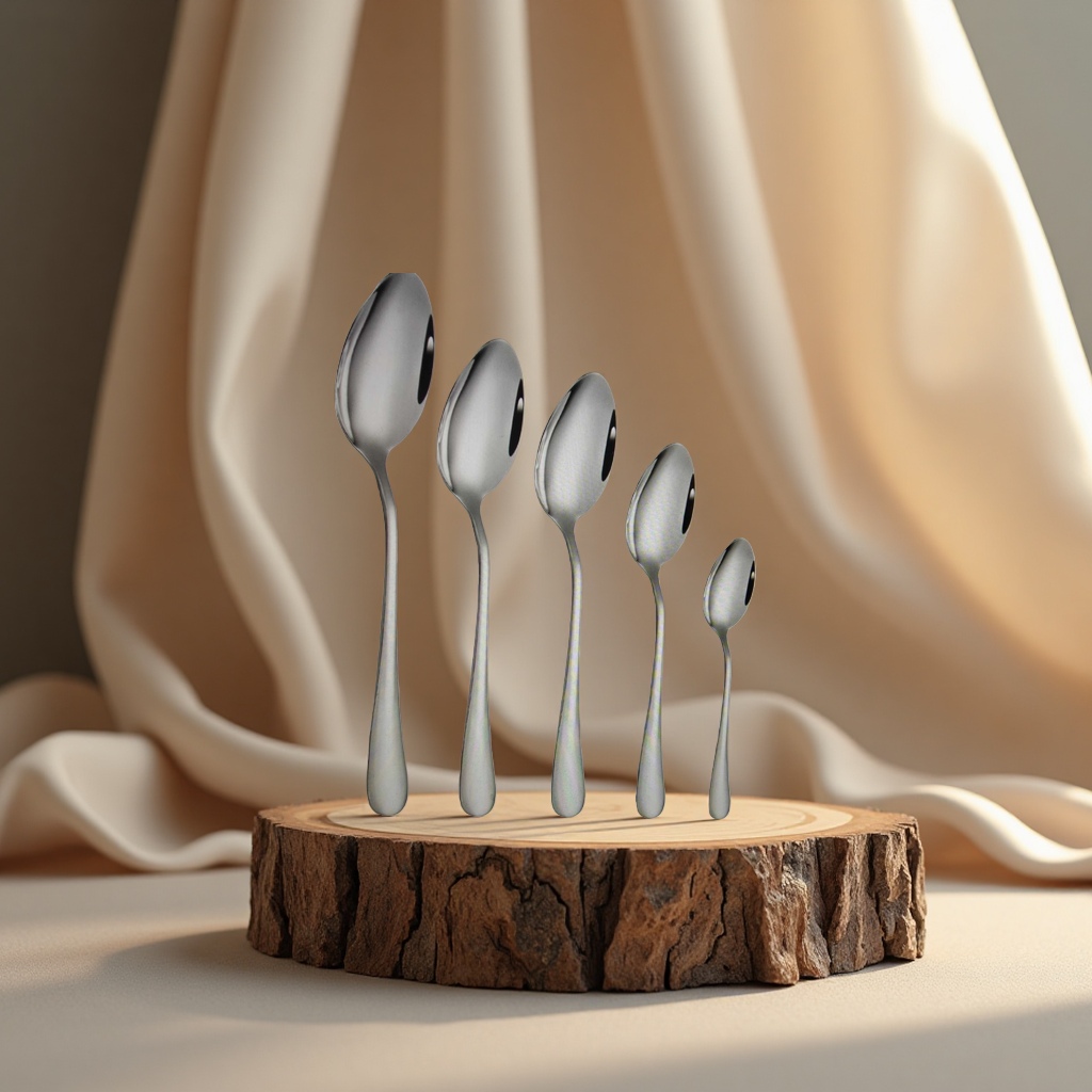 Metal medicine spoon, coffee bean measuring spoon, metal small spoon, household precision measuring spoon, stainless steel spoon Specification image