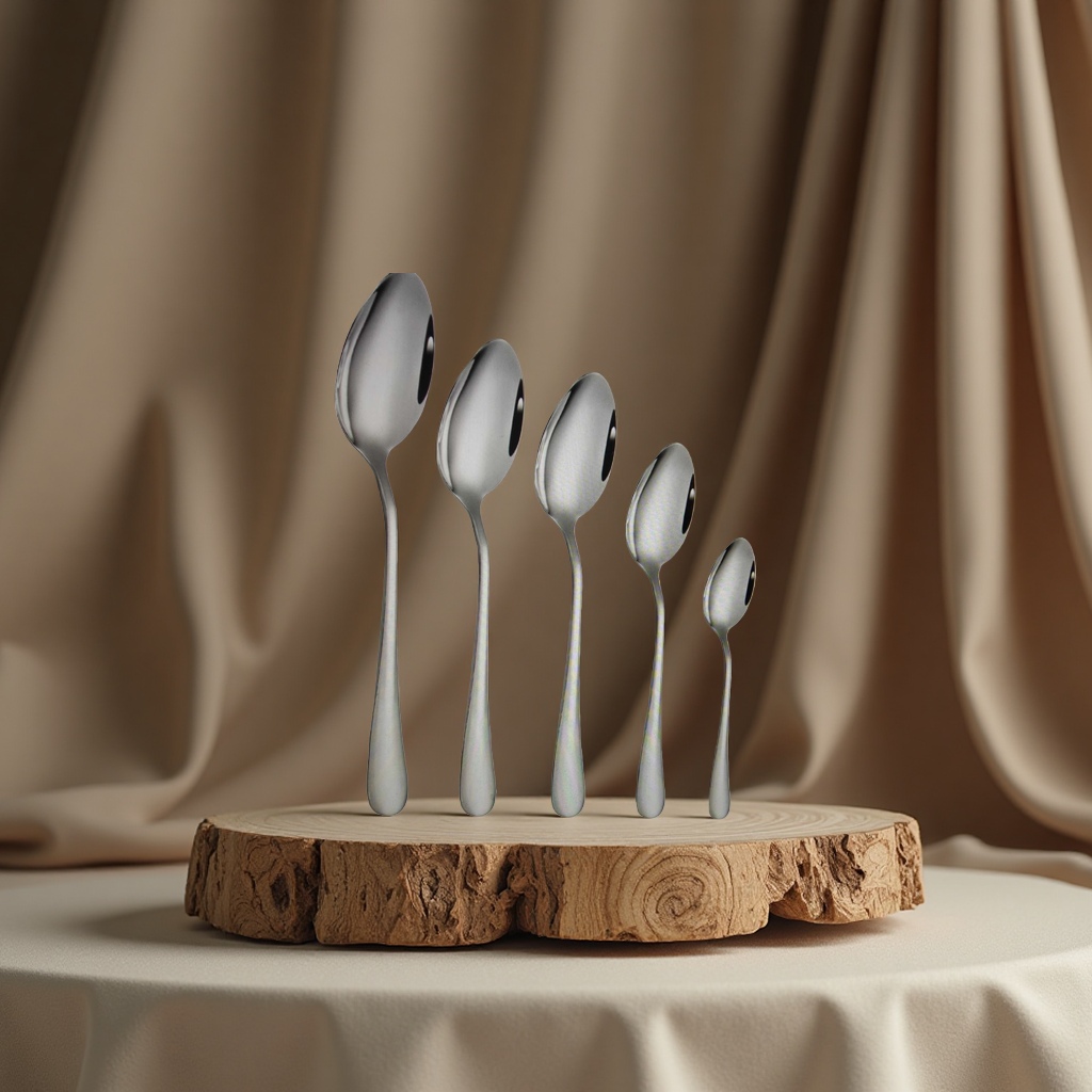 Metal medicine spoon, coffee bean measuring spoon, metal small spoon, household precision measuring spoon, stainless steel spoon details Picture