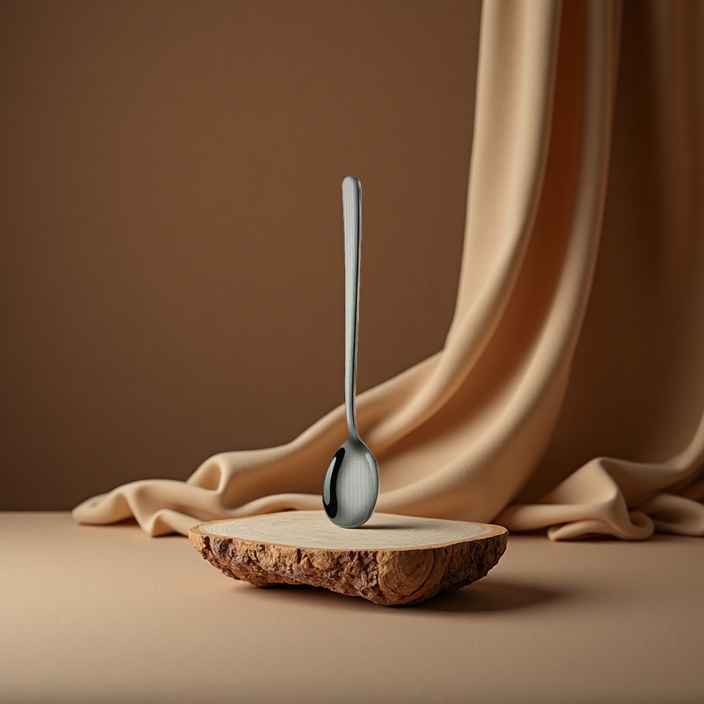 Metal coffee bean measuring spoon, metal medicine spoon, small spoon, 15g size, rust-proof and durable details Picture