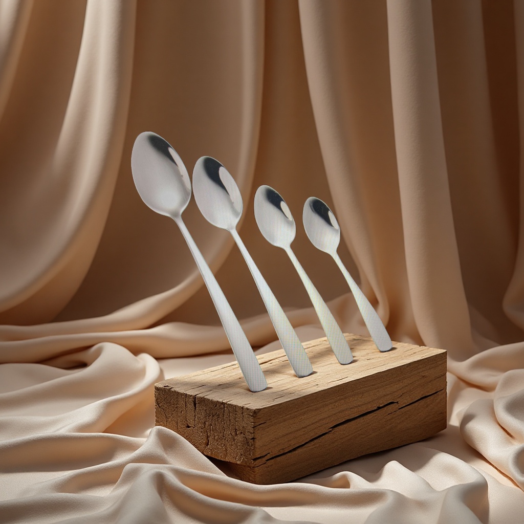 Metal medicine spoon, coffee bean measuring spoon, metal small spoon, household grinding coffee spoon for precise measurement