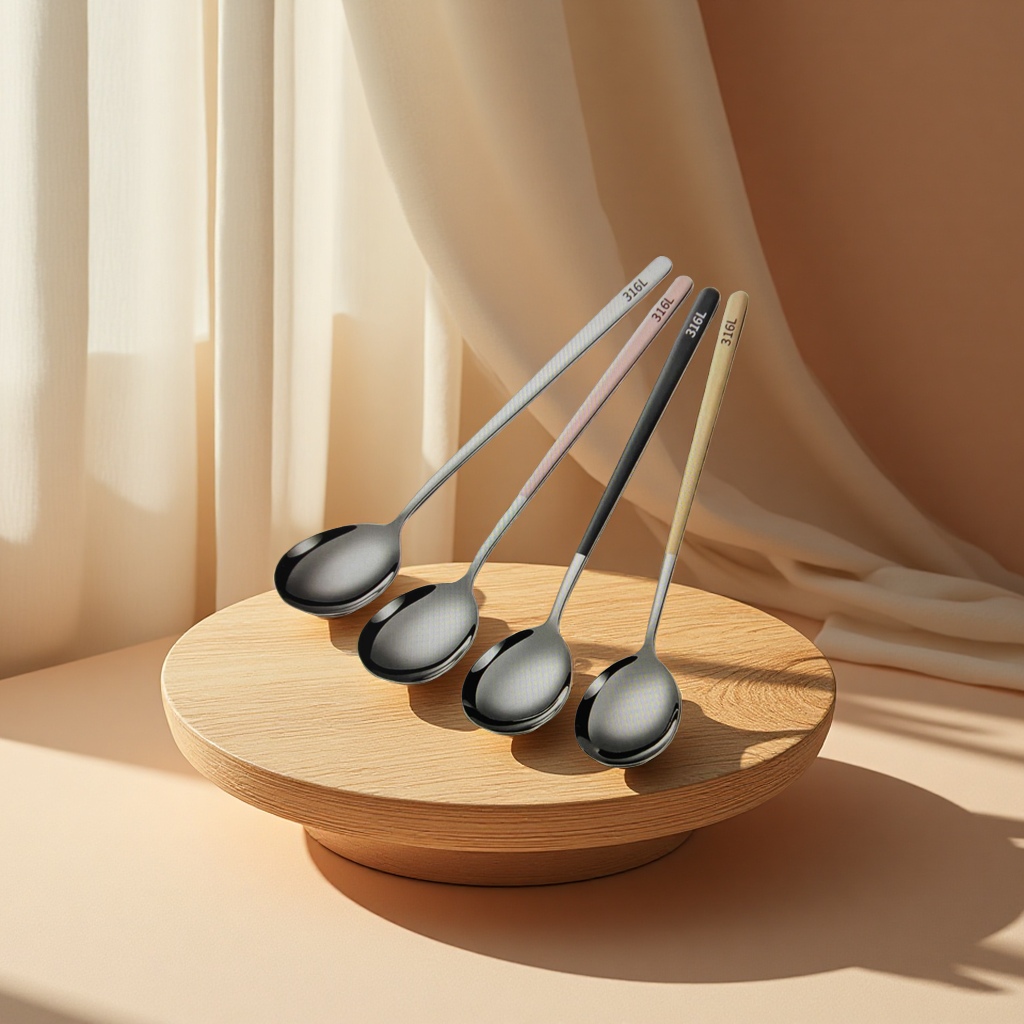 Metal medicine spoon, coffee bean measuring spoon, metal small spoon, household coffee measuring spoon, precise measuring tool Specification image