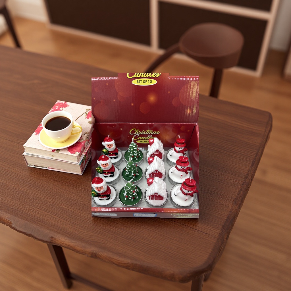 Christmas candle aromatherapy gift box, warm and festive decoration, candlestick, aromatherapy candle Application Scenario