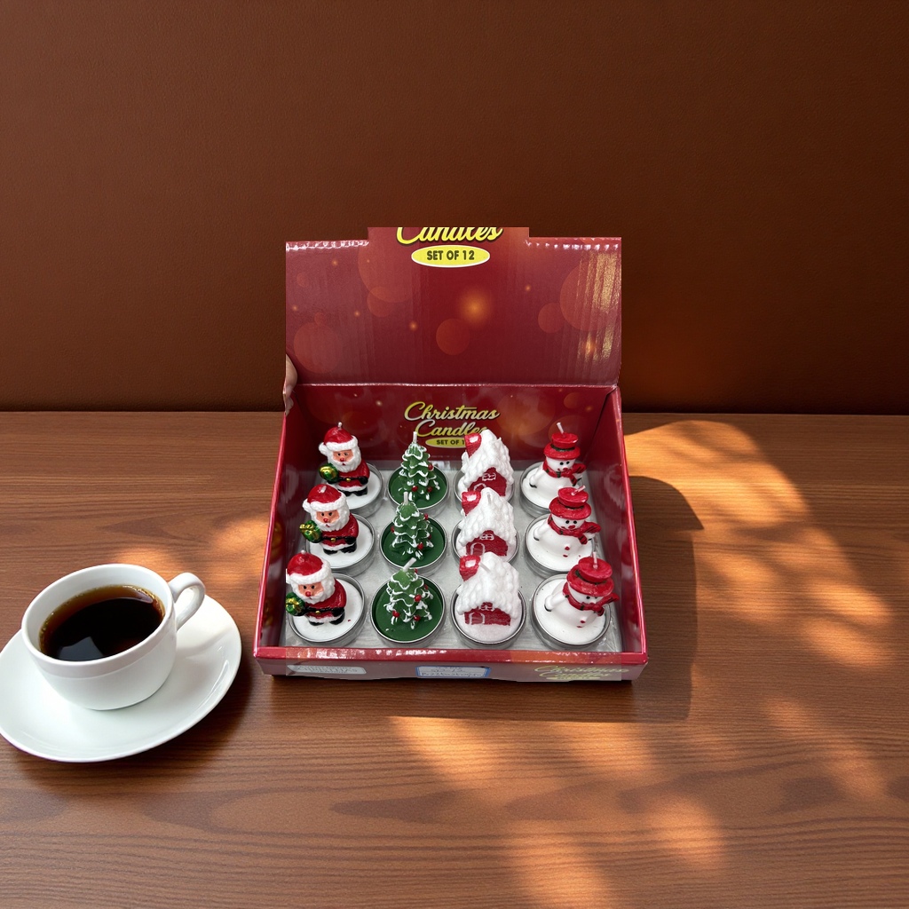 Christmas candle aromatherapy gift box, warm and festive decoration, candlestick, aromatherapy candle