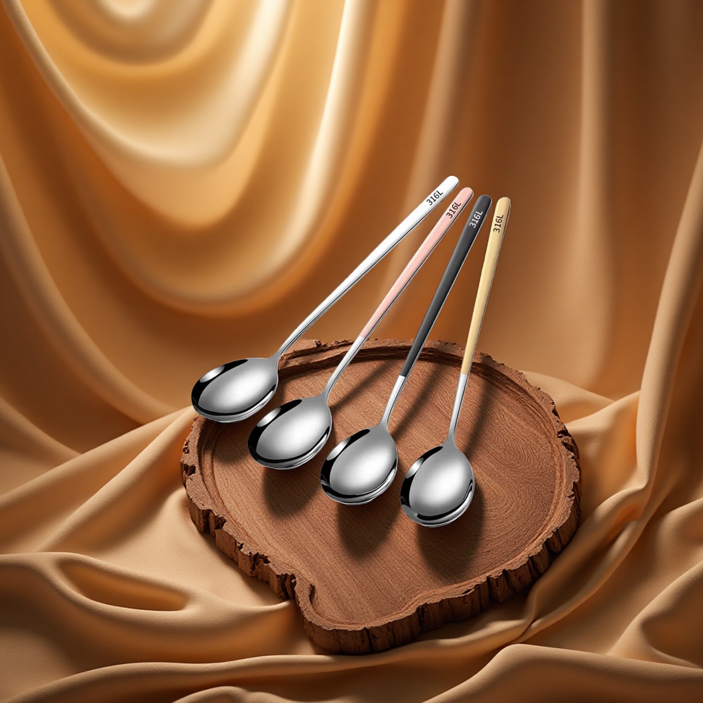 Metal medicine spoon, coffee bean measuring spoon, metal small spoon, household measuring spoon, precise measuring, portable small spoon Specification image