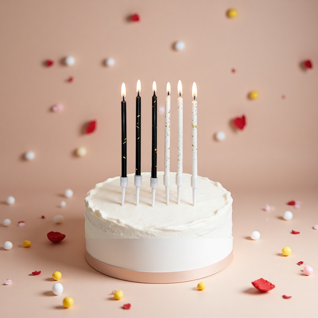 Creative birthday candles, cake decoration, candlelight gifts, portable small candles, candles details Picture
