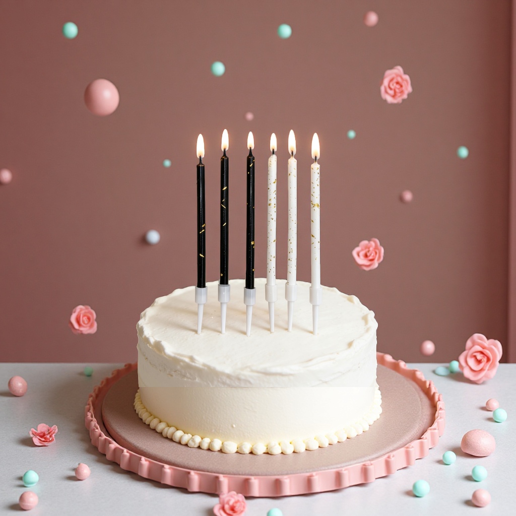 Creative birthday candles, cake decoration, candlelight gifts, portable small candles, candles